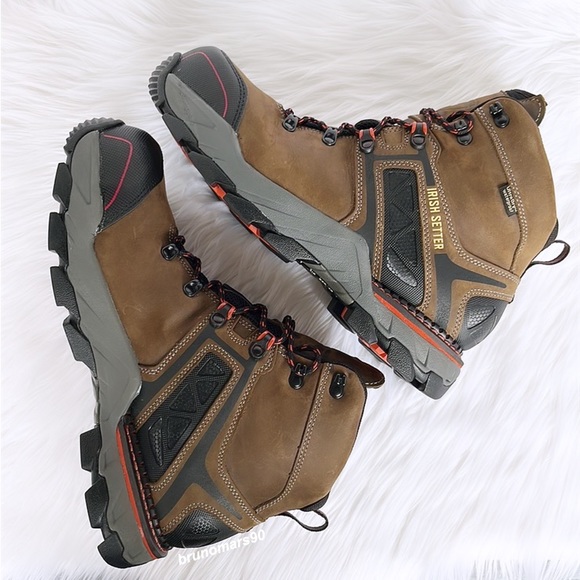•HP• Irish Setter Men’s Crosby 6” Waterproof Leather Safety Toe Boots main image 11